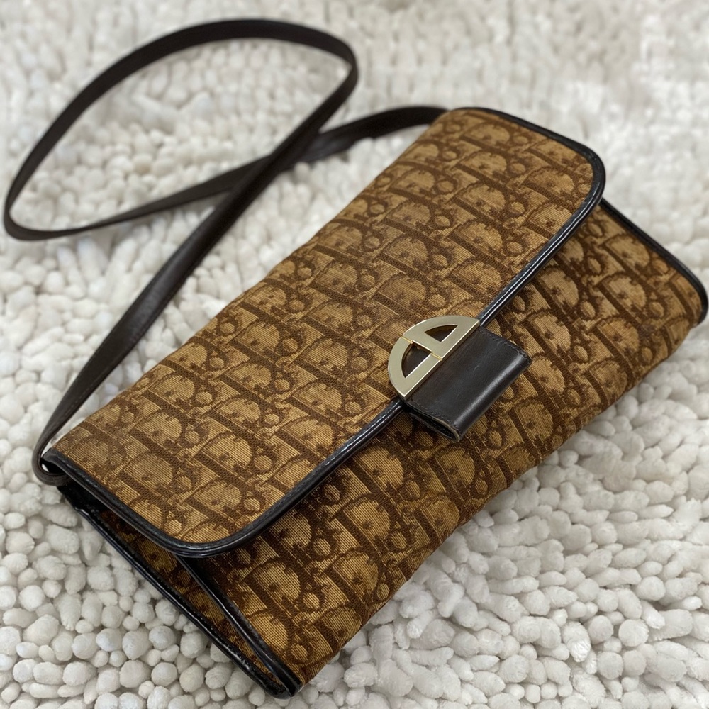 Vintage Christian Dior Trotter shoulder bag - Picture 2 of 15